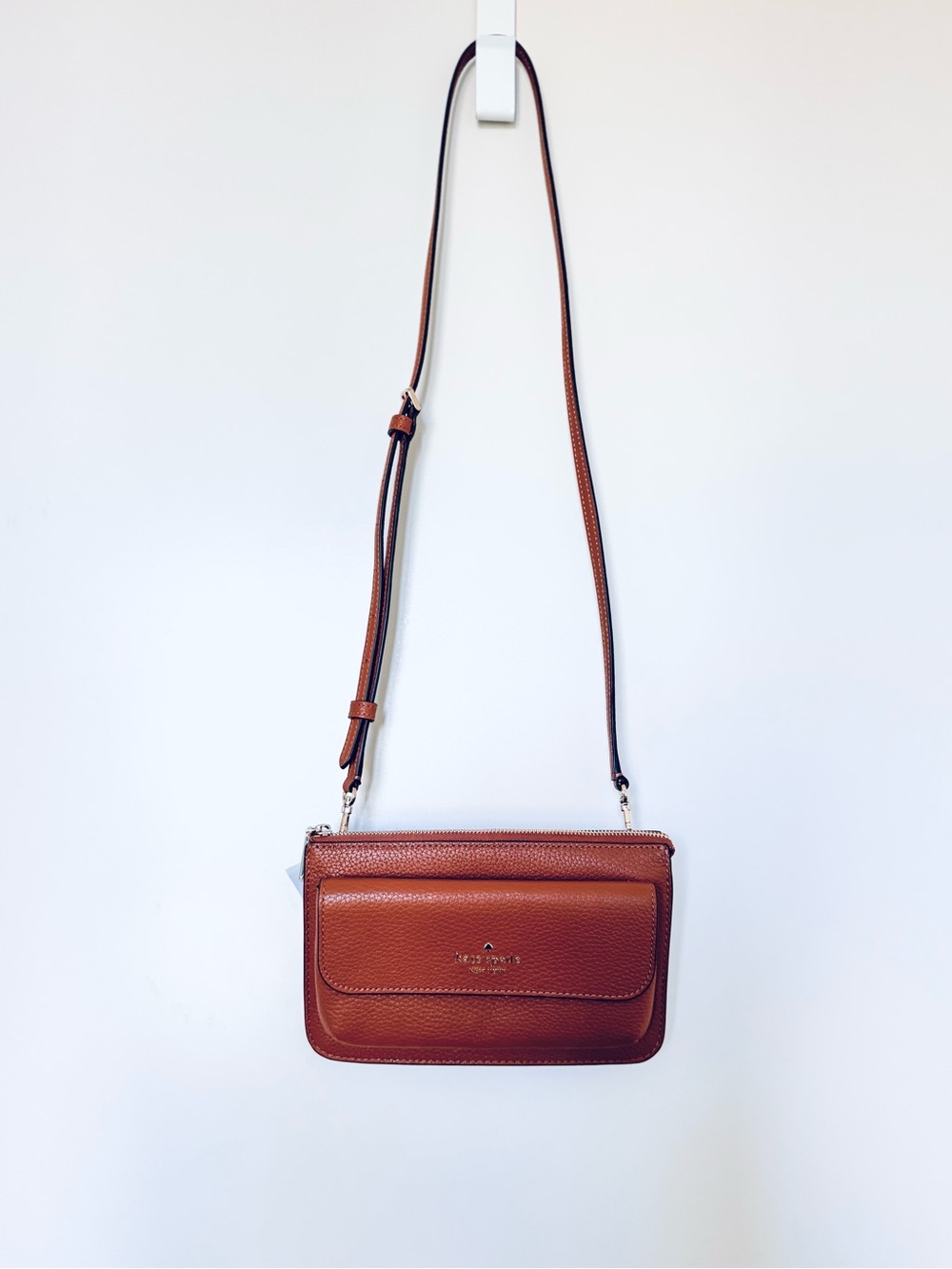 Leather Crossbody Bag in Brown - Kate spade